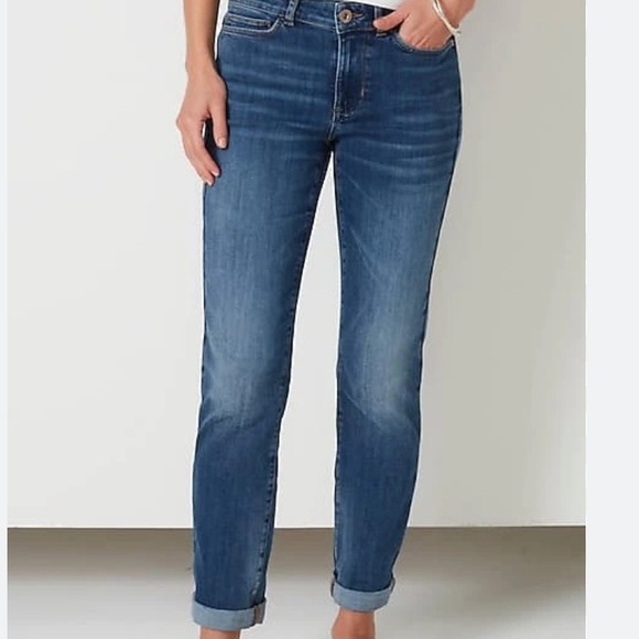 J. Jill Jeans J Jill Boyfriend Straight Leg Ankle Jean In Brooklyn